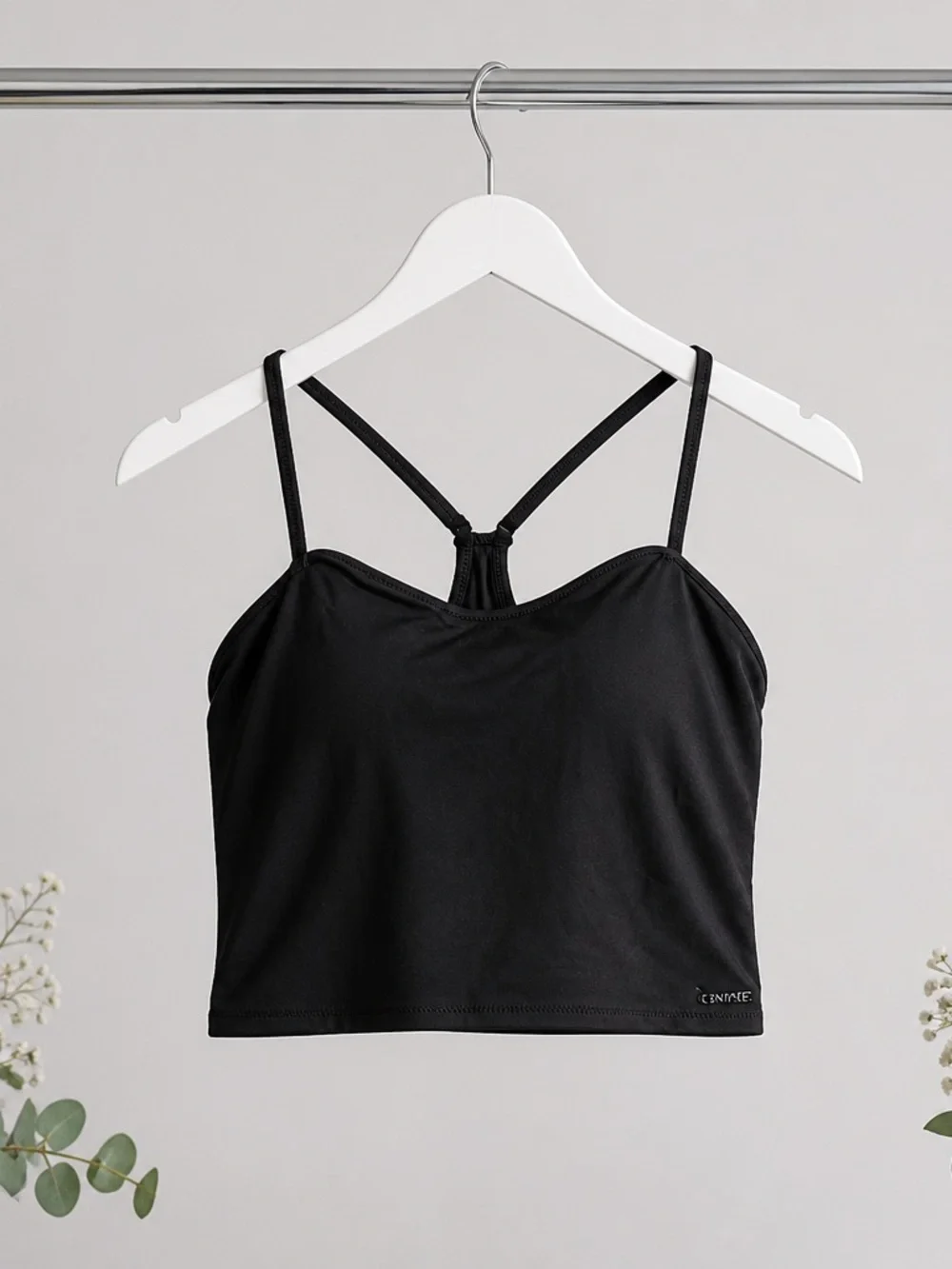 NWT SKIMS Plus Size Signature Swim Black Onyx Cami Tank Top RARE Discontinued 3X